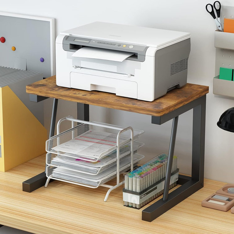 TOPEFIC 15'' H x 22.5'' W Printer Stand Wayfair Canada